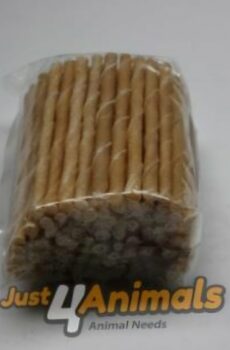 Rawhide twisted sticks 100st (12 cm x 1 cm)
